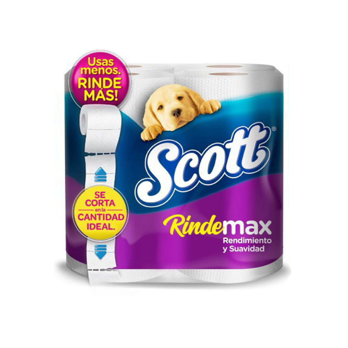 Papel Higiénico Scott Doble Hoja Rindemax